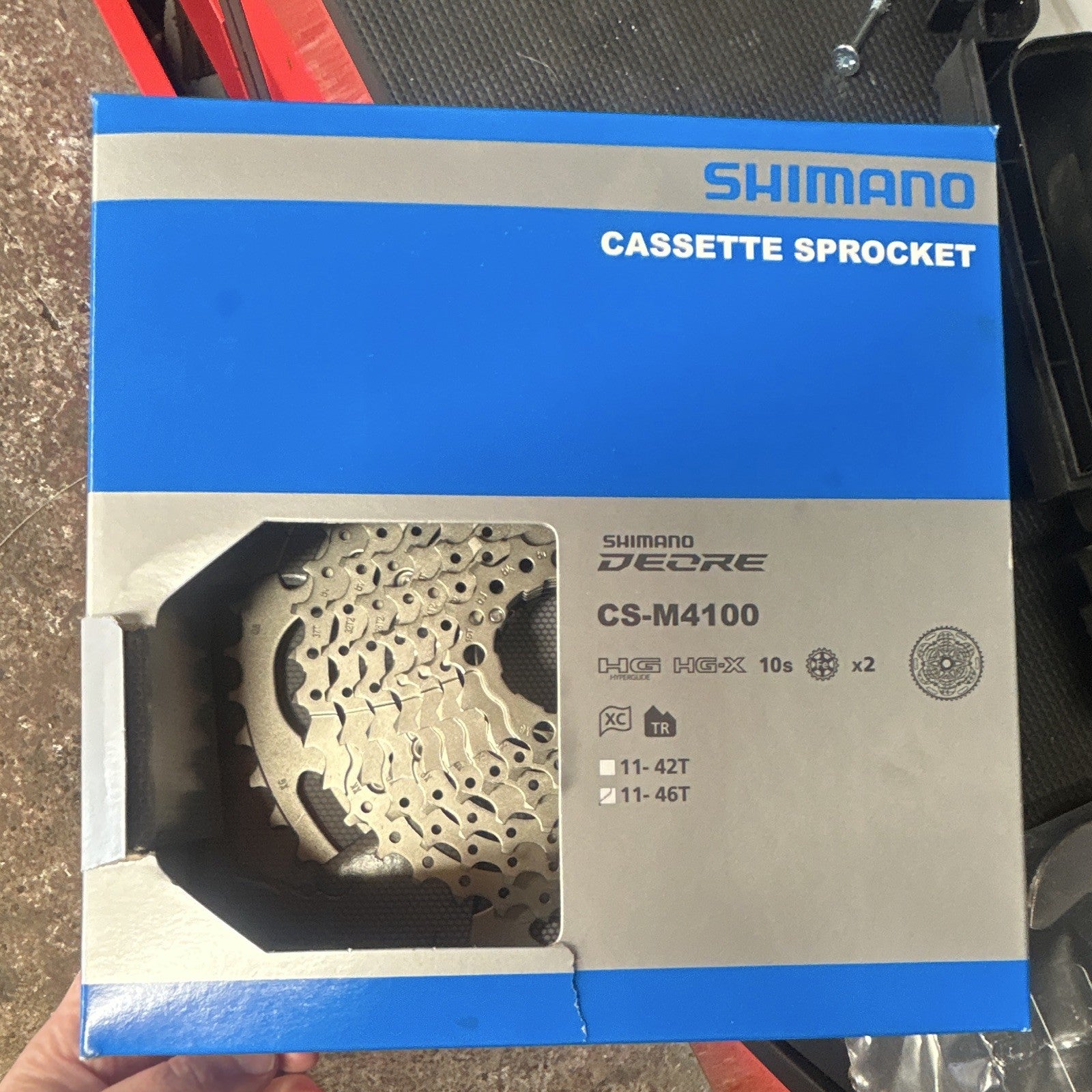 Shimano Deore CS-M4100 10-Speed Cassette 11-46 New
