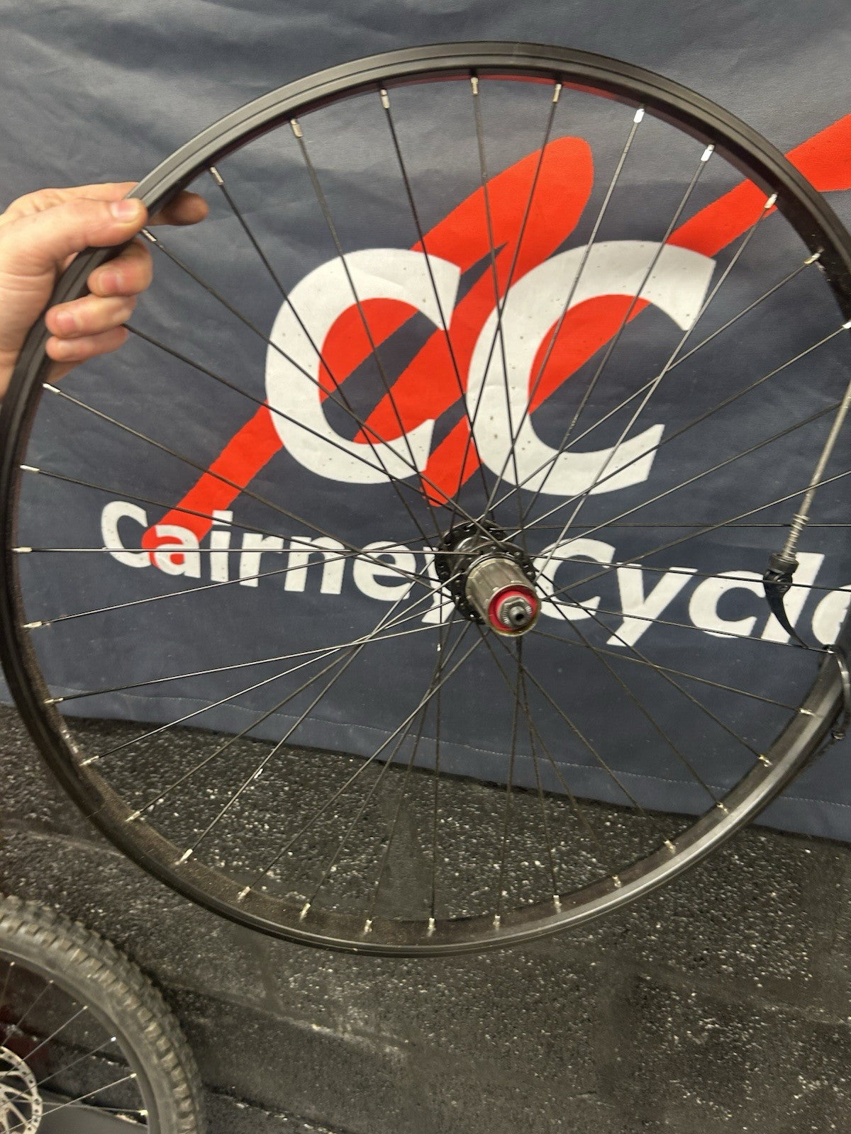 Raliegh 26” Rear Wheel Shimano Freehub Body Rim Brake Quick Release