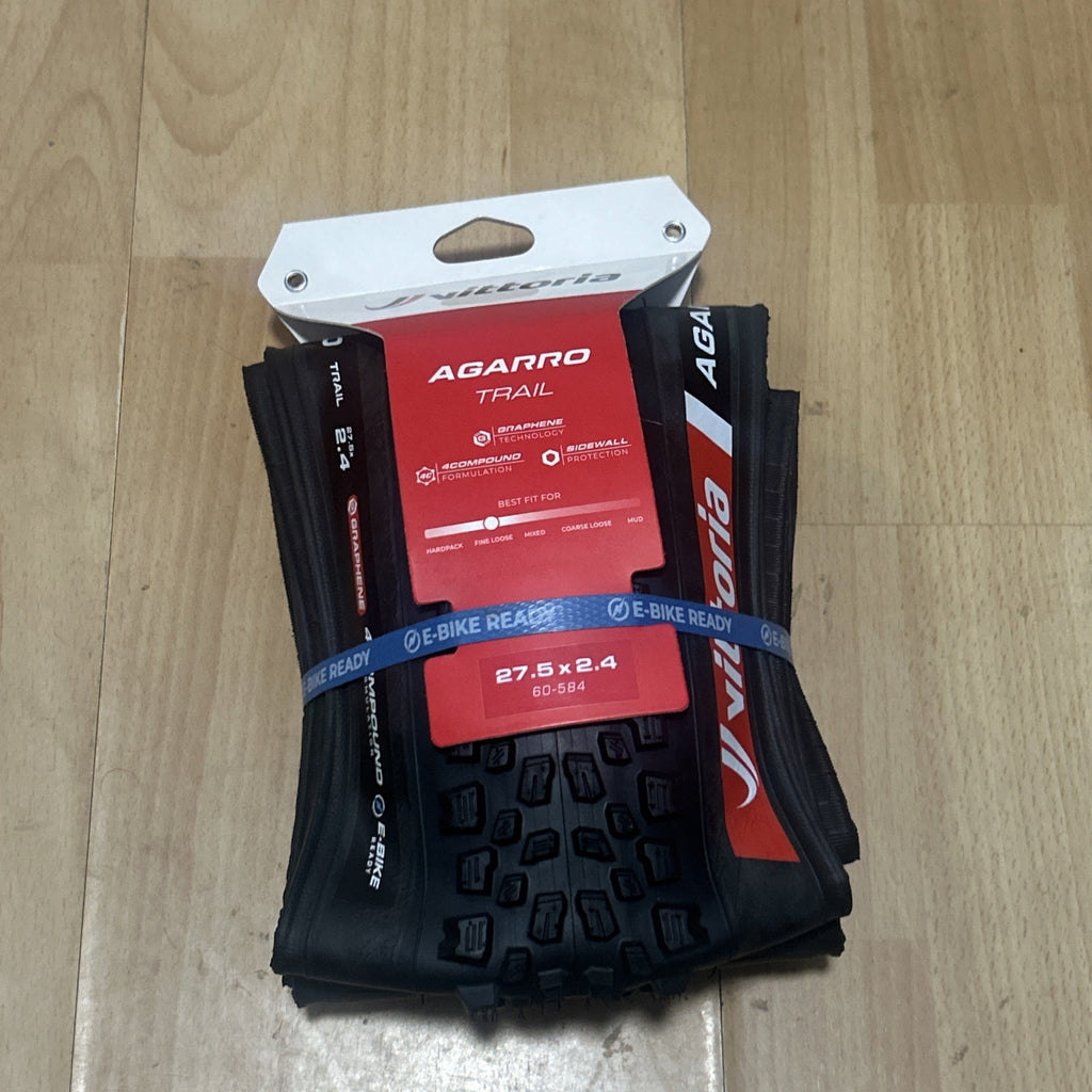 Vittoria Agarro Trail 27.5 x 2.4 (60-584) eBike, Tubeless, Trail Casing MTB Tyre