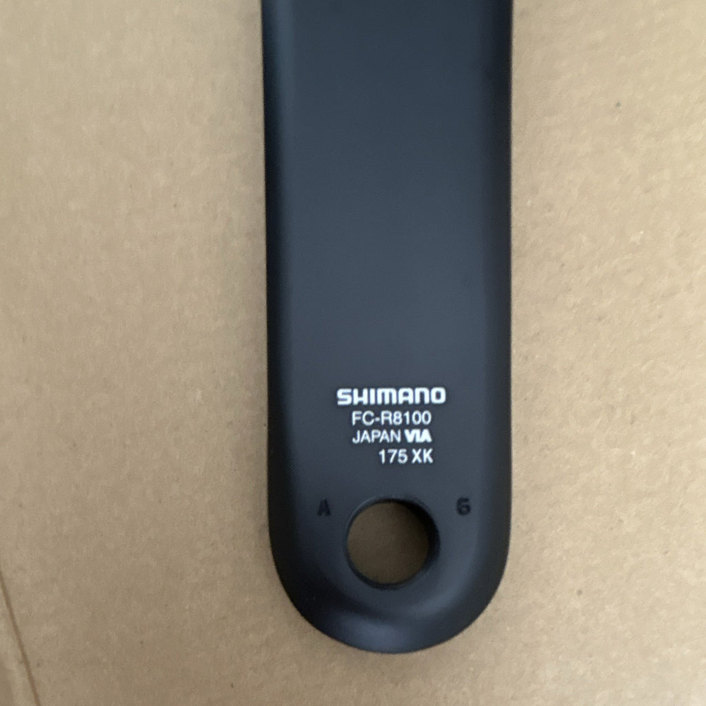 Shimano Ultegra FC-R8100 left hand Crank Arm 175mm Black Aluminium Road