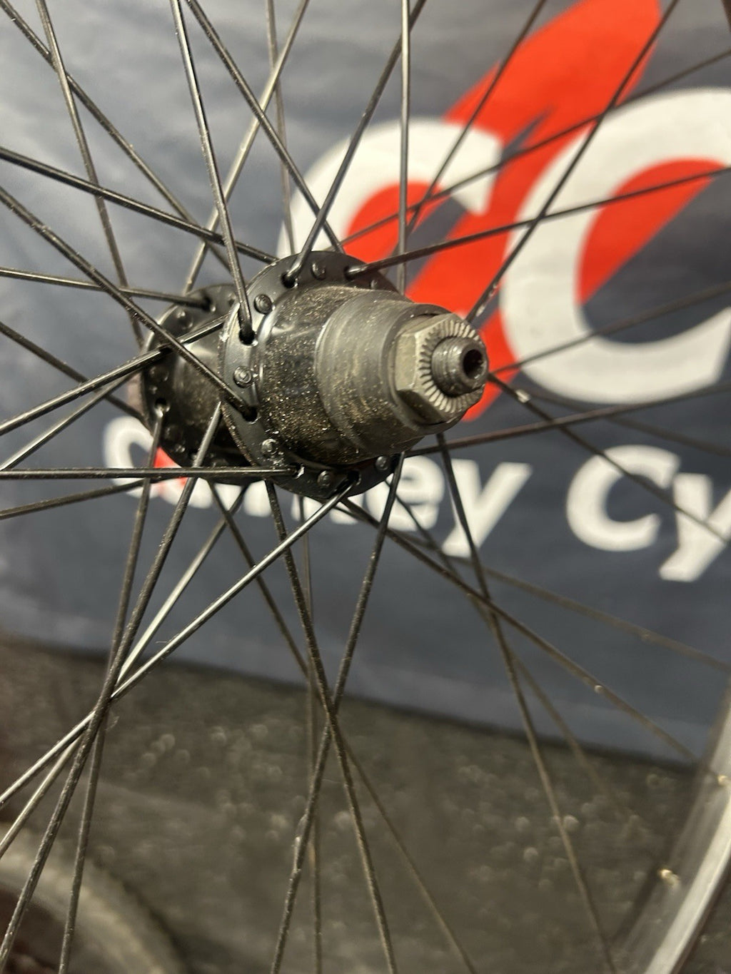 Raliegh 26” Rear Wheel Shimano Freehub Body Rim Brake Quick Release