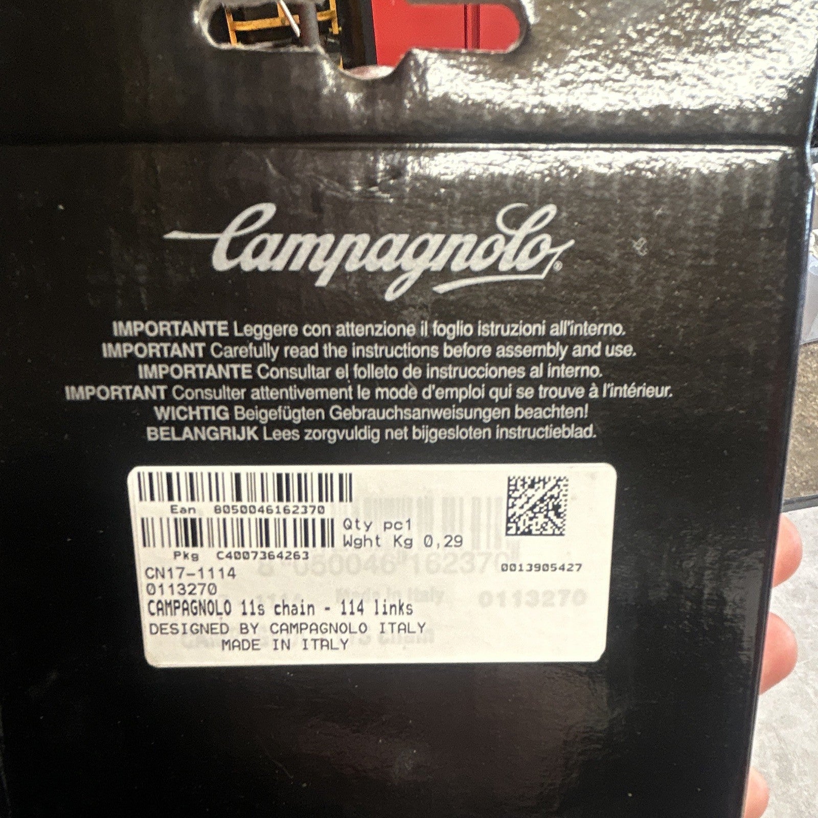 Campagnolo CN17-1114 11 Speed 114Link Bicycle Chain | New Boxed