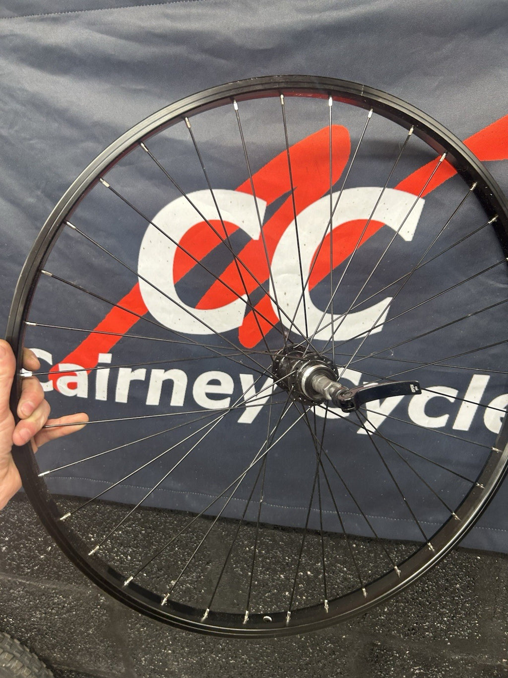 Raleigh 26 Inch Rear Wheel Screw On Rim Brake Quick Release