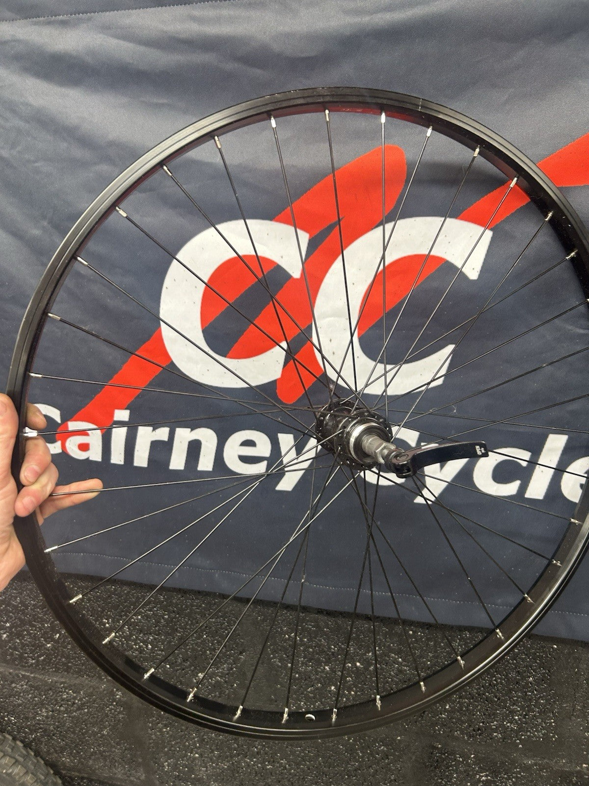 Raleigh 26 Inch Rear Wheel Screw On Rim Brake Quick Release