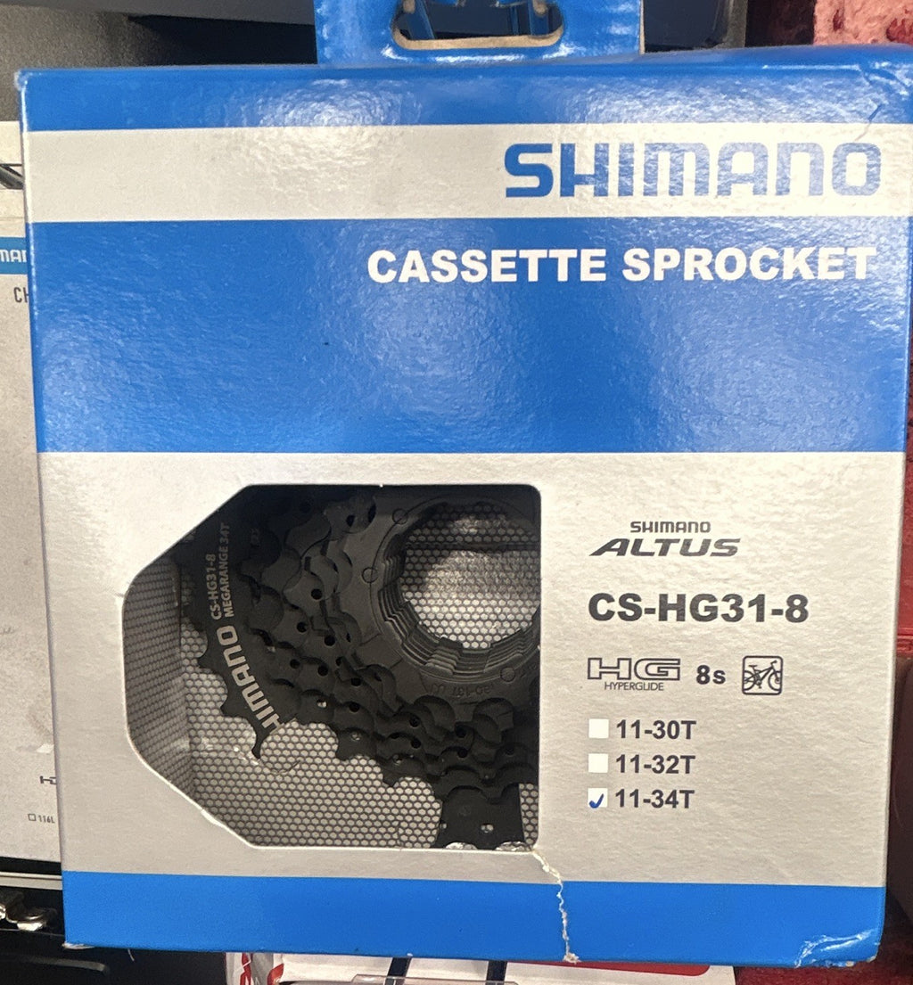 Shimano Altus CS-HG31-8 8-Speed HG MTB Cassette 11-34T Steel Black