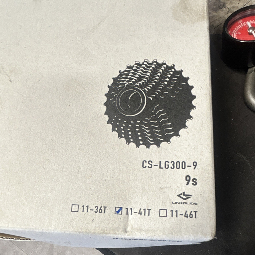 Shimano CS-LG300-9 LINKGLIDE 9 Speed Cassette 11-41T Steel Silver