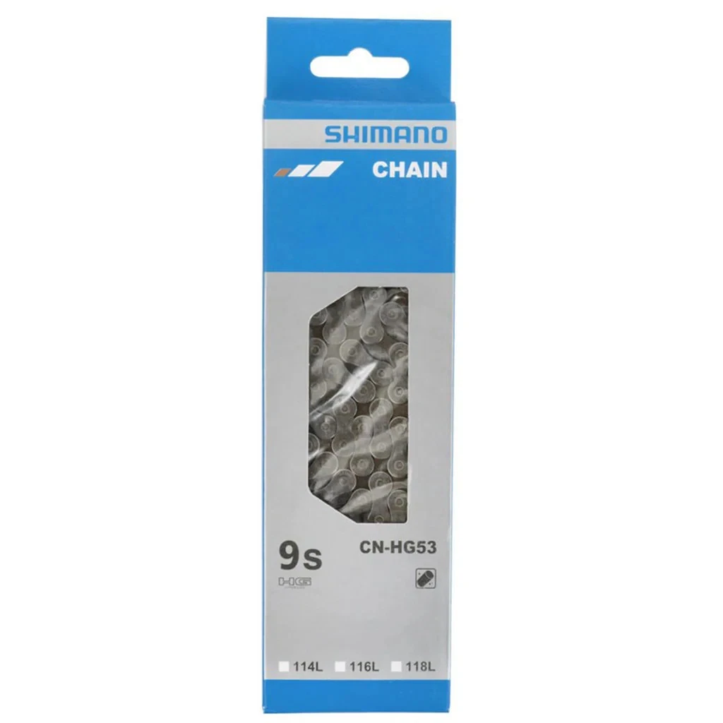 Shimano CN-HG53 Bike Chain Universal 9 Speed 116L Silver Steel