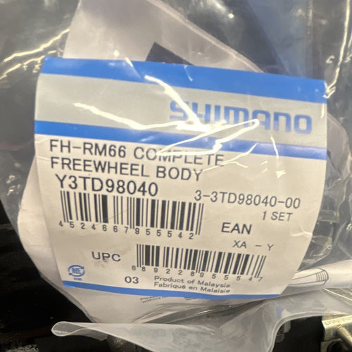 New Shimano Complete Freehub Body Y3TD98040 FH-RM66