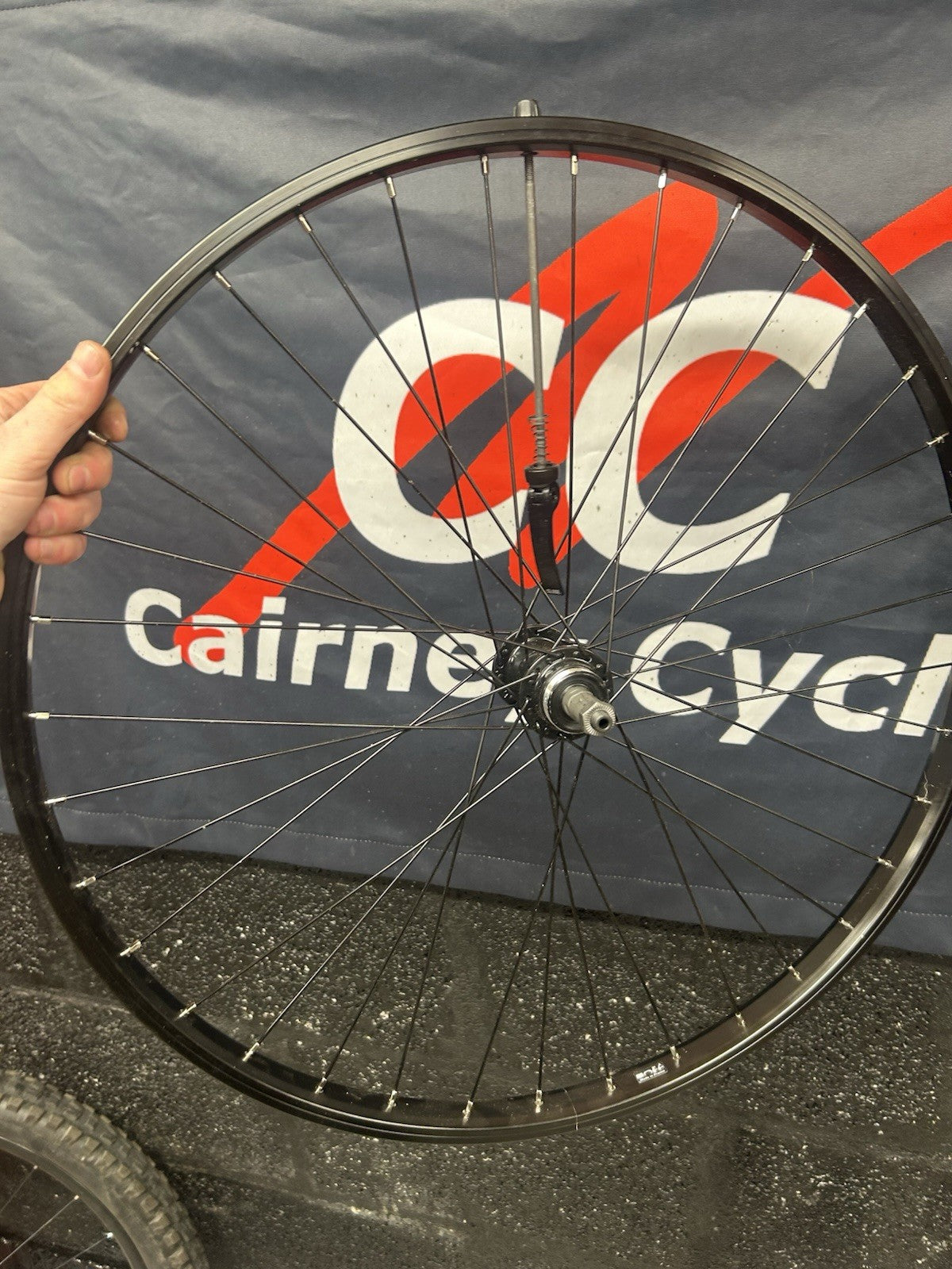 Raleigh 26 Inch Rear Wheel Rim Brake Screw On Quick Release