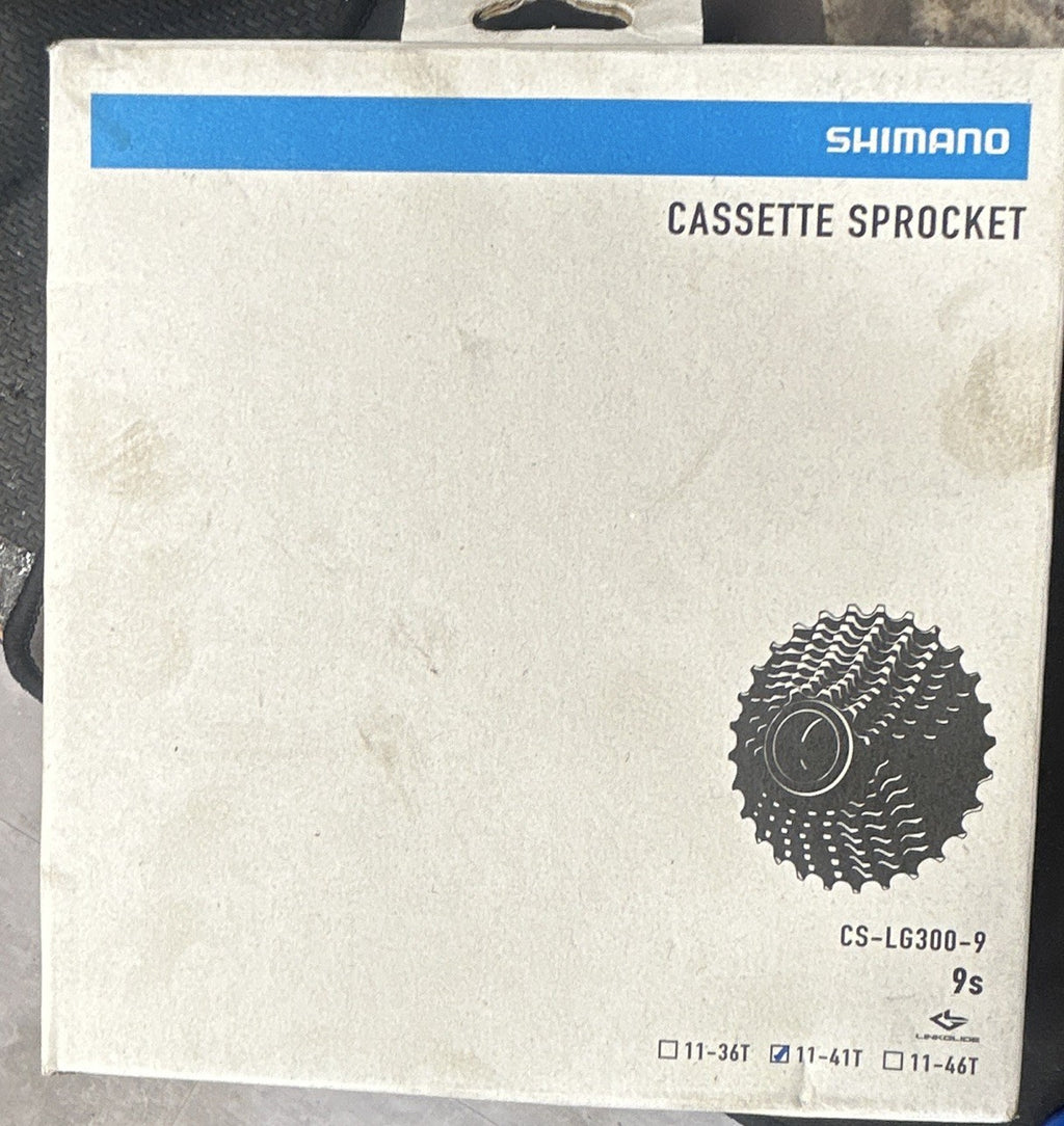 Shimano CS-LG300-9 LINKGLIDE 9 Speed Cassette 11-41T Steel Silver
