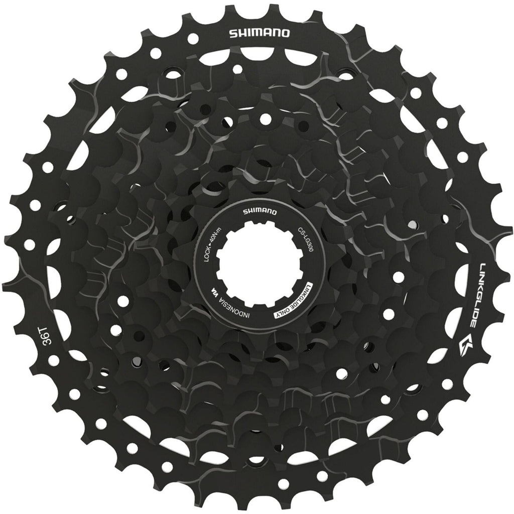 Shimano CS-LG300-9 LINKGLIDE 9 Speed Cassette 11-41T Steel Silver